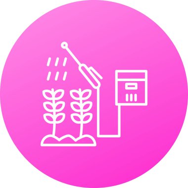 Tarım simgesinin vektör illüstrasyonu