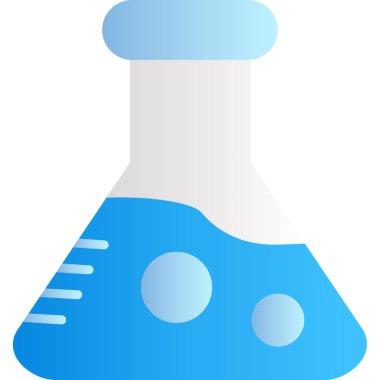 Laboratuvar matarası. Basit tasarım. vektör illüstrasyonu