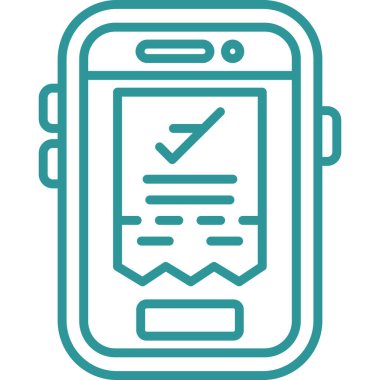 mobil uygulama, vektör illüstrasyonu, basit tasarım