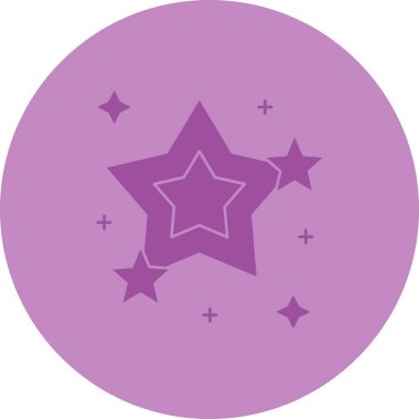 Yıldız simgesi vektör illüstrasyonu, vektör illüstrasyonu