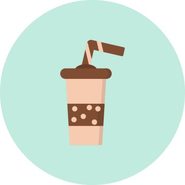 Kahve fincanı. Basit resimleme