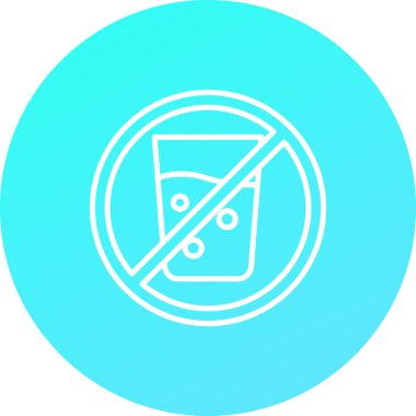 Simge yok, vektör illüstrasyonu basit tasarım