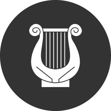 Antik Yunan sütun simgesi ana hat biçiminde