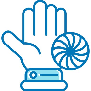 Müziğin sembolü olan bir topu tutan el.