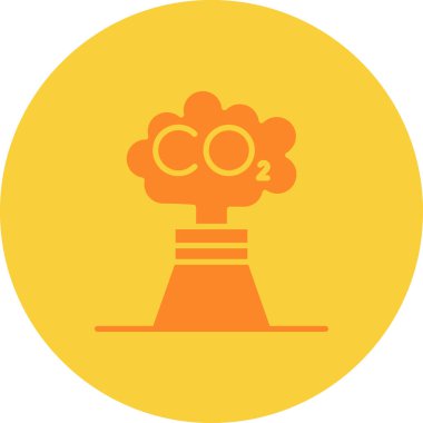 Bir gaz simgesinin vektör illüstrasyonu