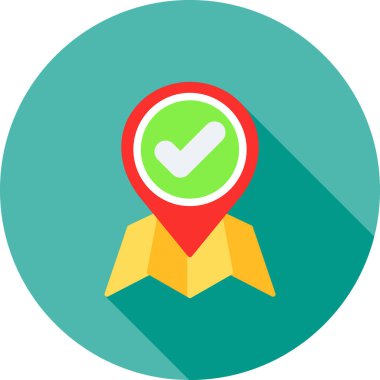 işaretleme vektör simgesini kontrol et