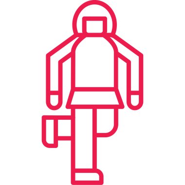 Adamım. Web simgesi basit illüstrasyon