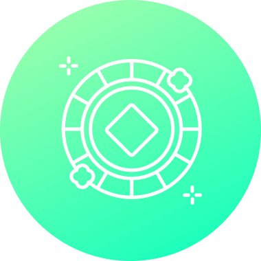 Modern bir simgenin vektör illüstrasyonu