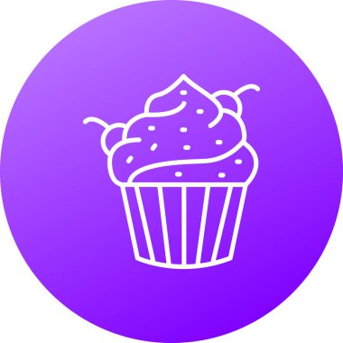 Tatlım. Web simgesi basit illüstrasyon