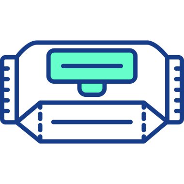 Yazıcı simgesi vektör illüstrasyonu