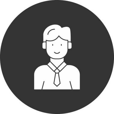 Bir adamın vektör illüstrasyonu