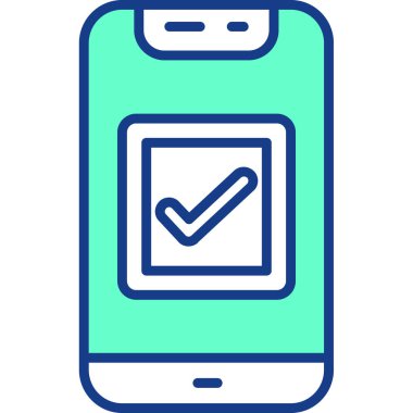 check mark icon. simple illustration