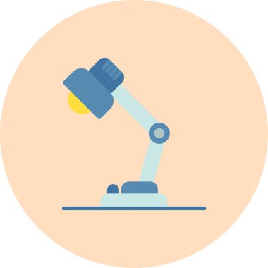 Robotik kol. Web simgesi vektör illüstrasyonu