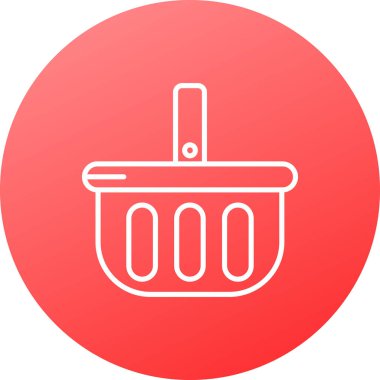 güzel pot vektör çizgisi simgesi