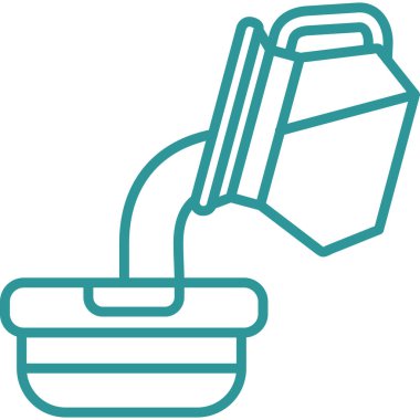 Gıda simgesinin vektör illüstrasyonu