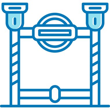 Modern b 'nin vektör illüstrasyonu eksik simgesi