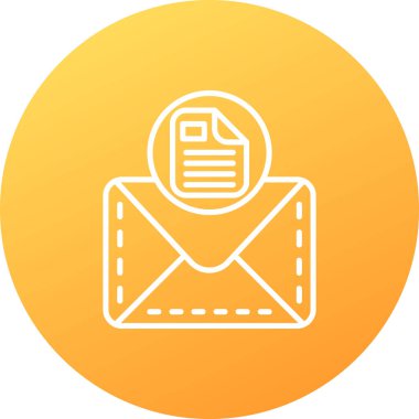 e- posta simgesi, vektör illüstrasyonu