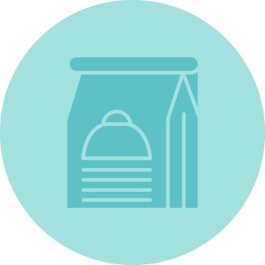 süt ikonu vektör illüstrasyonu