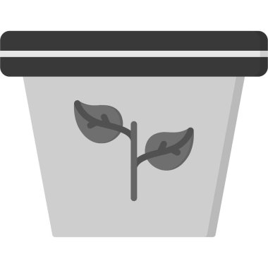 Yaprak simgesinin vektör illüstrasyonu