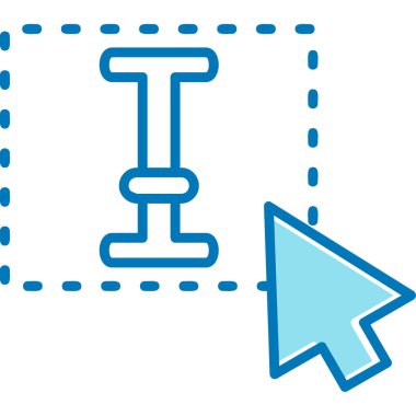 Amerika Birleşik Devletleri 'nin mavi bayrağı beyaz arka planda izole edildi. vektör illüstrasyonu