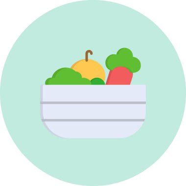 Gıda simgesinin vektör illüstrasyonu