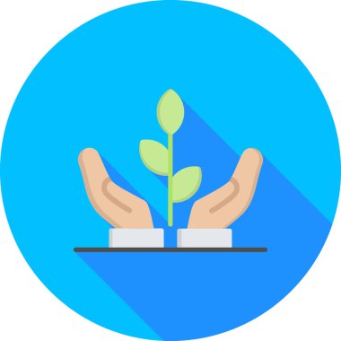 Bitkilerle el ele. resimleme tasarımı