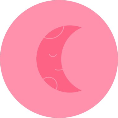 Ay Ağı simgesi, basit illüstrasyon