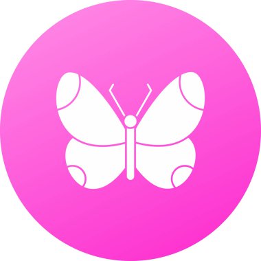 Bir kelebeğin vektör illüstrasyonu