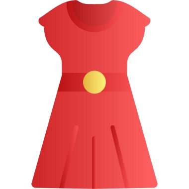 bebek elbise vektör illüstrasyonu