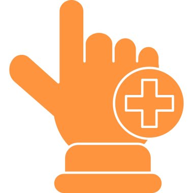 ilk yardım kiti ile el