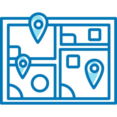 harita konumu gps simgesi - taslak biçimi