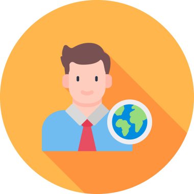 genel vektör düz daire simgesi