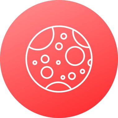 Güzel Hedef vektör satırı simgesi