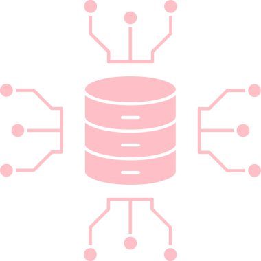 Veri Merkezi simgesini, vektör çizim