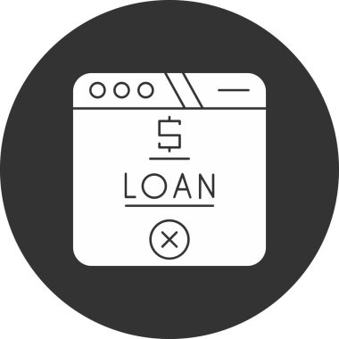 Modern basit eksiklik simgesinin vektör çizimi