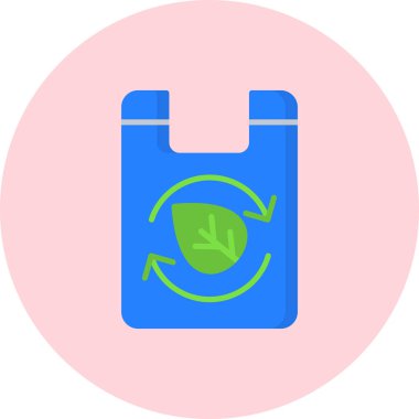 Geri dönüşüm simgesinin vektör çizimi