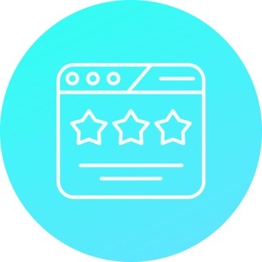 seo modern simgesinin vektör illüstrasyonu