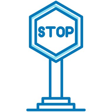 Simgeyi durdur. Basit resimleme