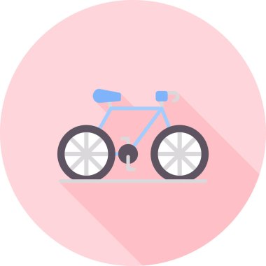 bisiklet ikonu vektör illüstrasyonu