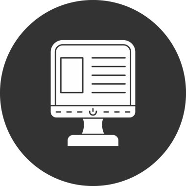 vektör dizüstü simgesi illüstrasyonu