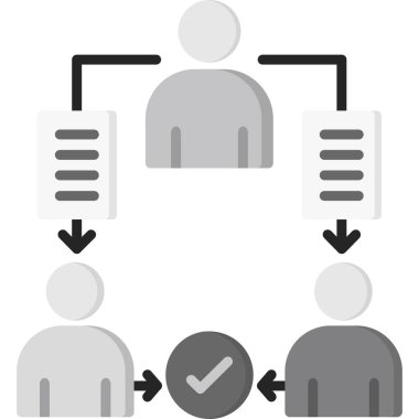 İnsan simgesinin vektör illüstrasyonu