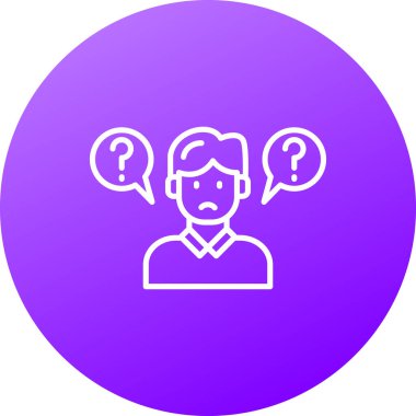 Müşteri Hizmetleri modern simgesi, vektör illüstrasyonu