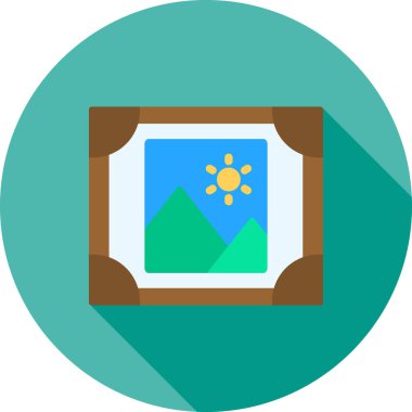 Bir harita simgesinin vektör illüstrasyonu