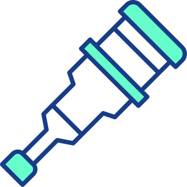 vida simgesi doldurulmuş - ana hat biçimi vida