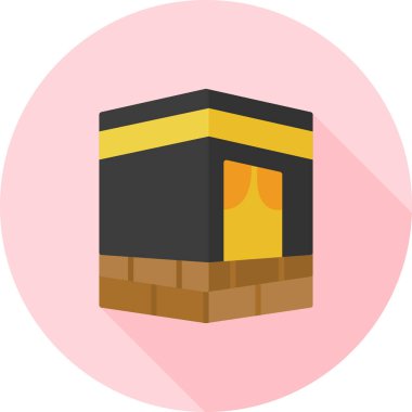 Yakacak odunu simgesi, vektör, illüstrasyon