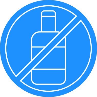 alkol simgesi, vektör illüstrasyonu