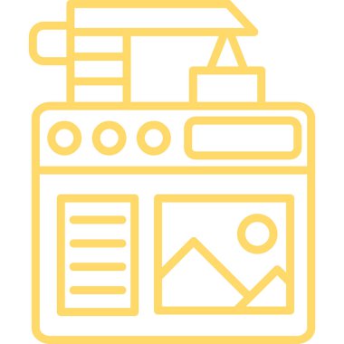 Eve. Web simgesi basit illüstrasyon