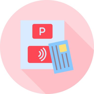 Pasaport. Web simgesi basit illüstrasyon