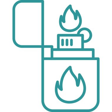 Hafif simge vektör çizim.