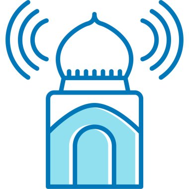 Cami. Web simgesi basit bir illüstrasyon. cami simgesi